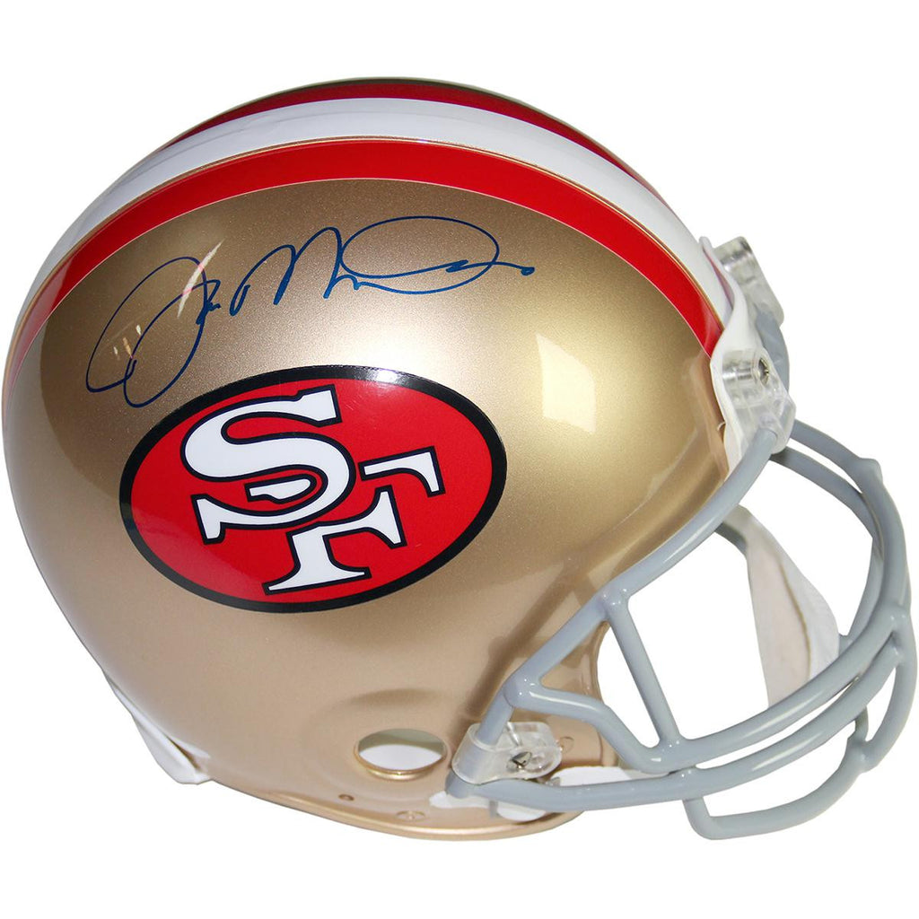 Joe Montana Signed San Francisco 49ers Authentic Helmet (Signed in Black)