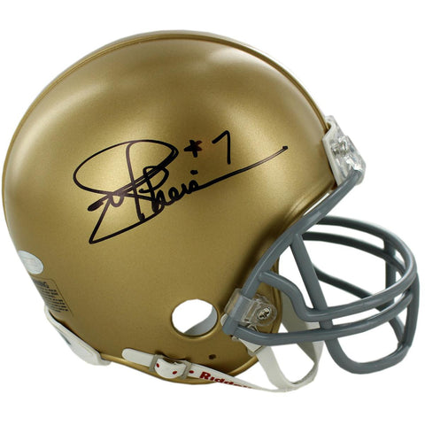 Joe Theismann Signed Notre Dame Mini Helmet