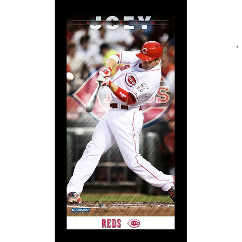 Joey Votto Cincinnati Reds Player Profile Wall Art 9.5x19 Framed Photo