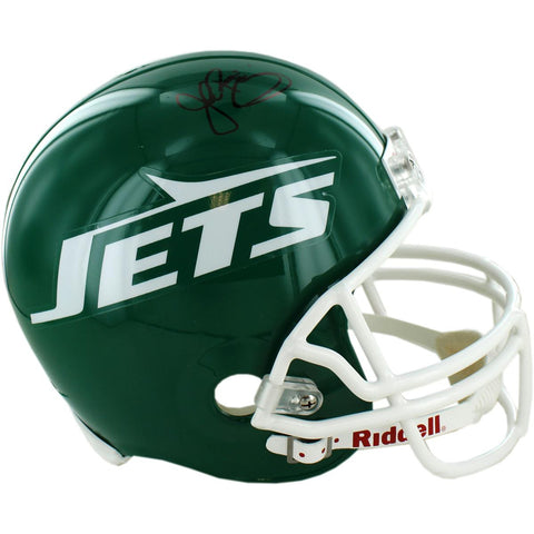 John Riggins Signed New York Jets Authentic Green Throwback 78-89 Helmet