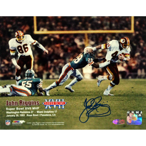 John Riggins Washinton Redskins Super Bowl XVII vs Miami Dolphins Horizontal 8x10 Photo