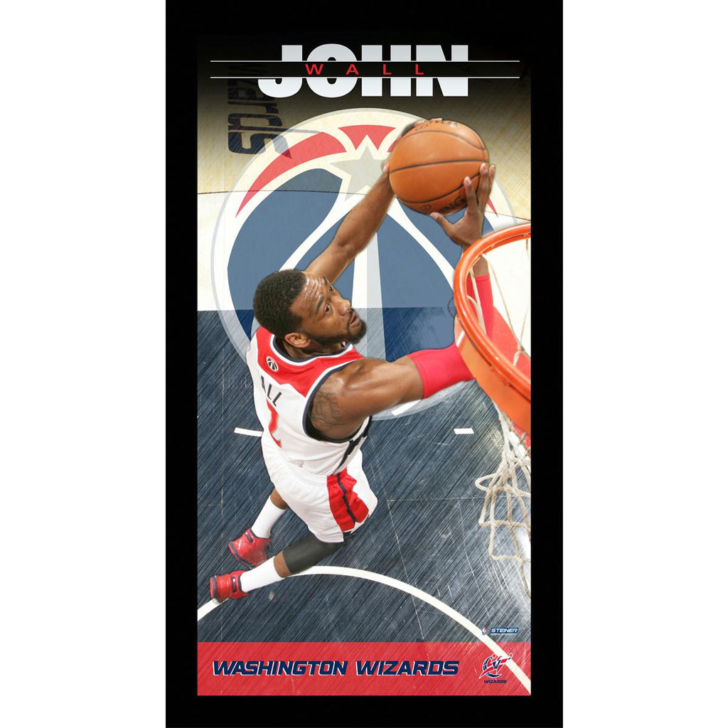 John Wall Washington Wizards Player Profile Wall Art 9.5x19 Framed Photo