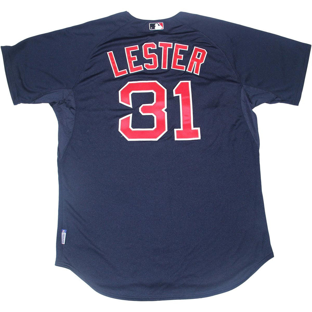 Jon Lester Boston Red Sox Authentic Cool Flow 31 Navy Jersey with LESTER on Back (Sz 48)