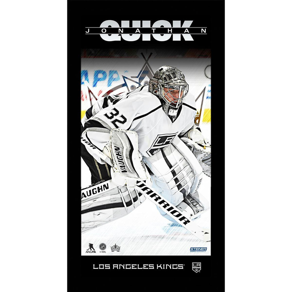 Jonathan Quick Player Profile 10x20 Framed Photo