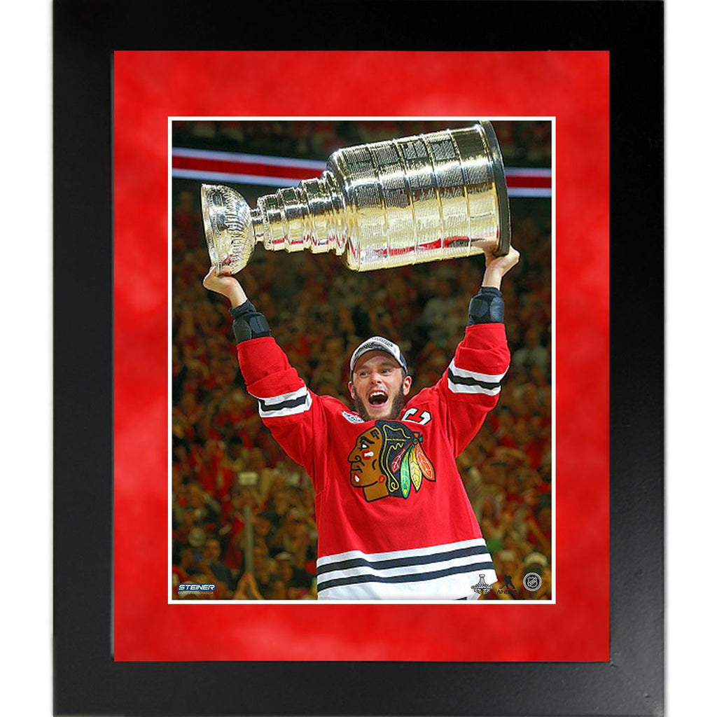 Jonathan Toews 2014-15 Stanley Cup Celebration 8x10 Framed Photo