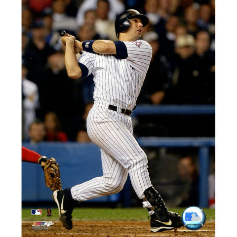 Jorge Posada 2003 ALCS Game 7 Tying Double 8x10 Photo