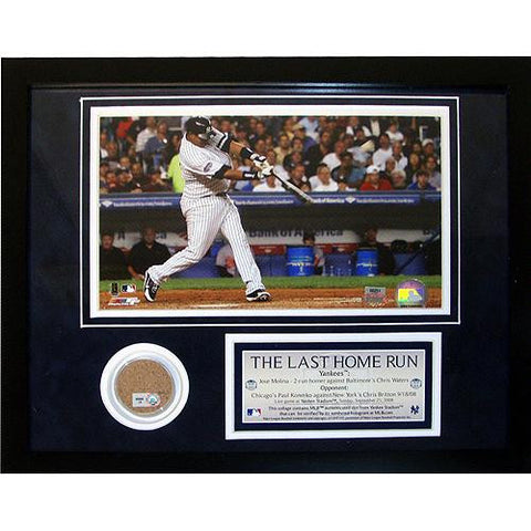 Jose Molina The Last Home Run 11x14 Mini Dirt Collage