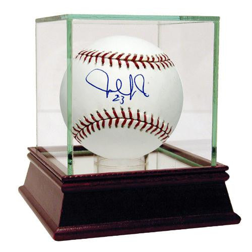 Julio Lugo Signed MLB Baseball (SI Auth)