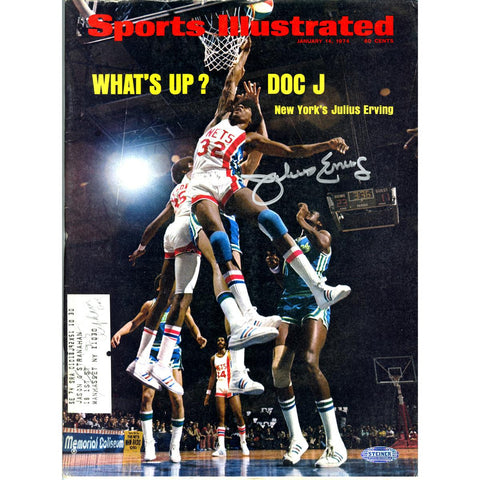 Julius Erving Signed 11474 Sports Illustrated Magazine