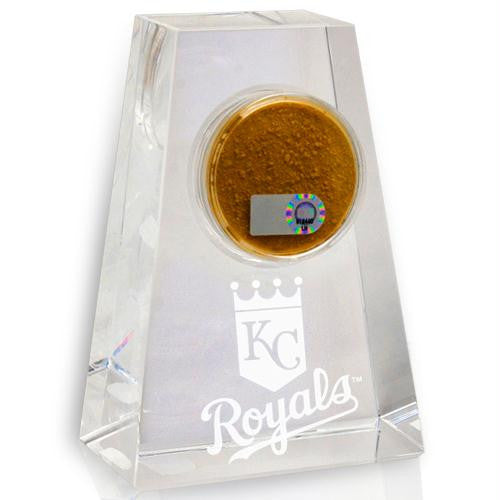 Kansas City Royals Taper Crystal w Game Used Dirt