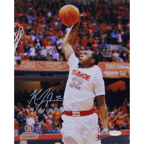 Kris Joseph Syracuse White Jersey Dunk Vertical 8x10 Photo