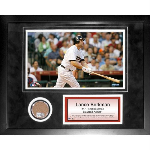 Lance Berkman 11x14 Mini Dirt Collage