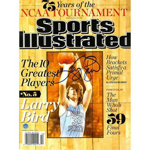 Larry Bird Signed 3613 Sports Illustrated Magazine