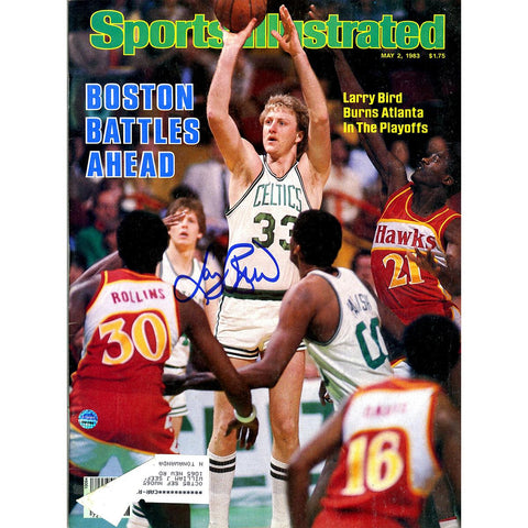 Larry Bird Signed 5283 Sports Illustrated Magazine