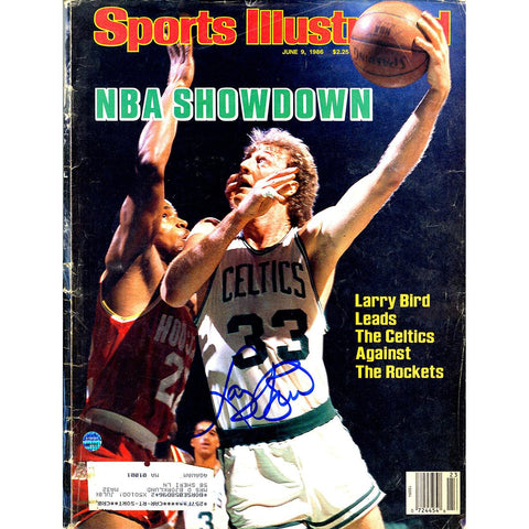 Larry Bird Signed 6986 Sports Illustrated Magazine