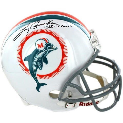 Larry Csonka Miami Dolphins 1972 Model Authentic Helmet w 72 17-0