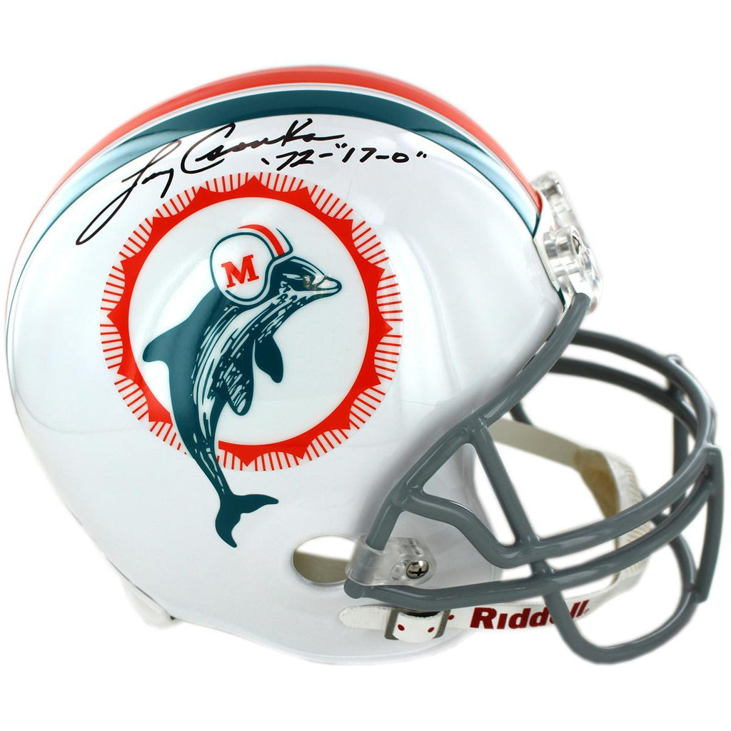 Larry Csonka Miami Dolphins 1972 Model Replica Helmet w 72 17-0