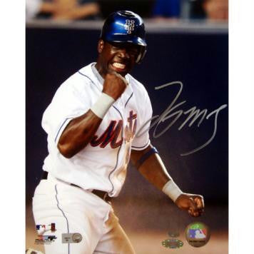 Lastings Milledge Fist Pump Signed 8x10 Photo (MLB Auth)