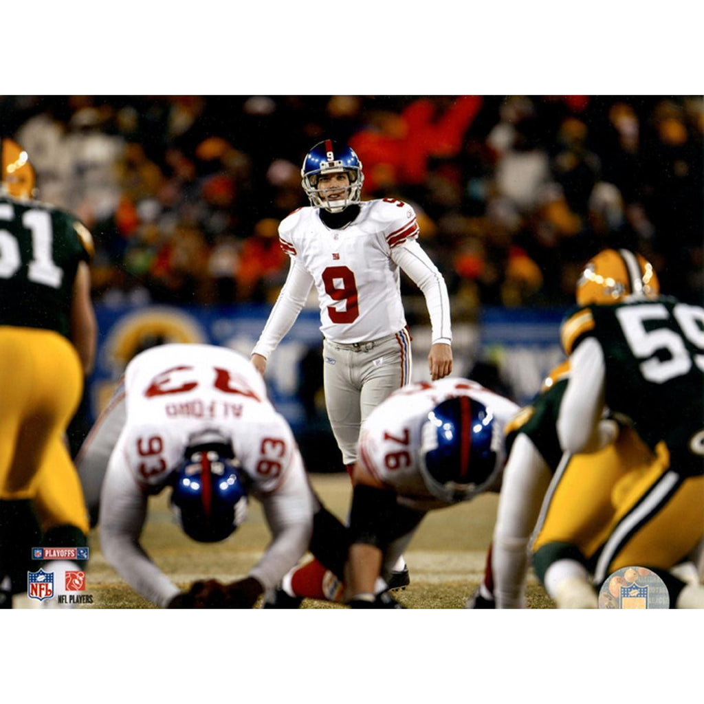 Lawrence Tynes Lining up for Kick vs Green Bay 8x10 Photo