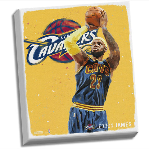 Lebron James Digital Painting 22x26 Canvas