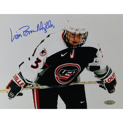 Lisa Miller 1998 US Womens Hockey Close Up 8x10