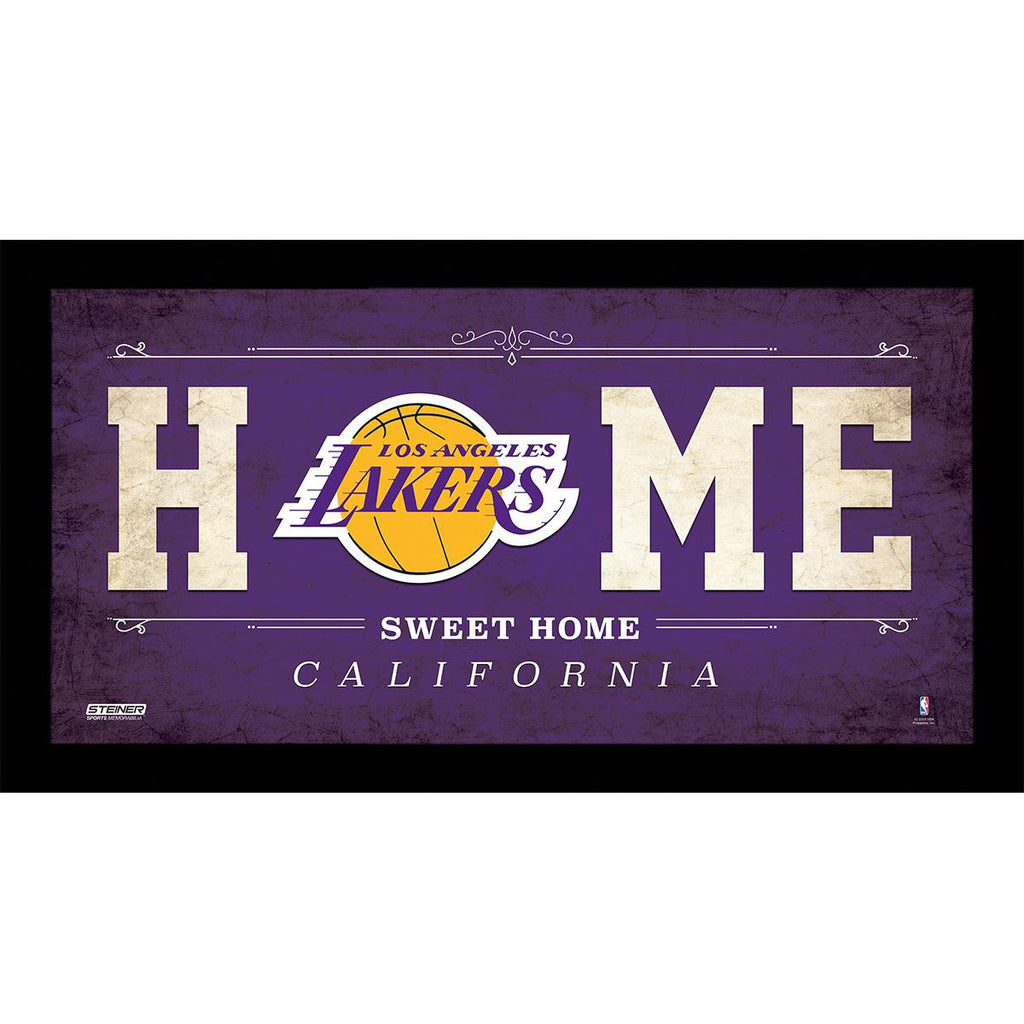 Los Angeles Lakers 10x20 Home Sweet Home Sign