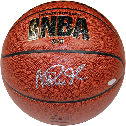 Magic Johnson Signed NBA ZiO Basketball (Signed in Silver)