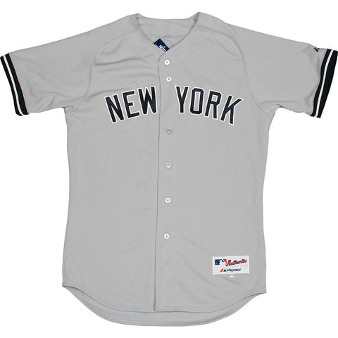 Majestic Authentic New York Yankees Gray Away Jersey (L) - Bulk Size 44