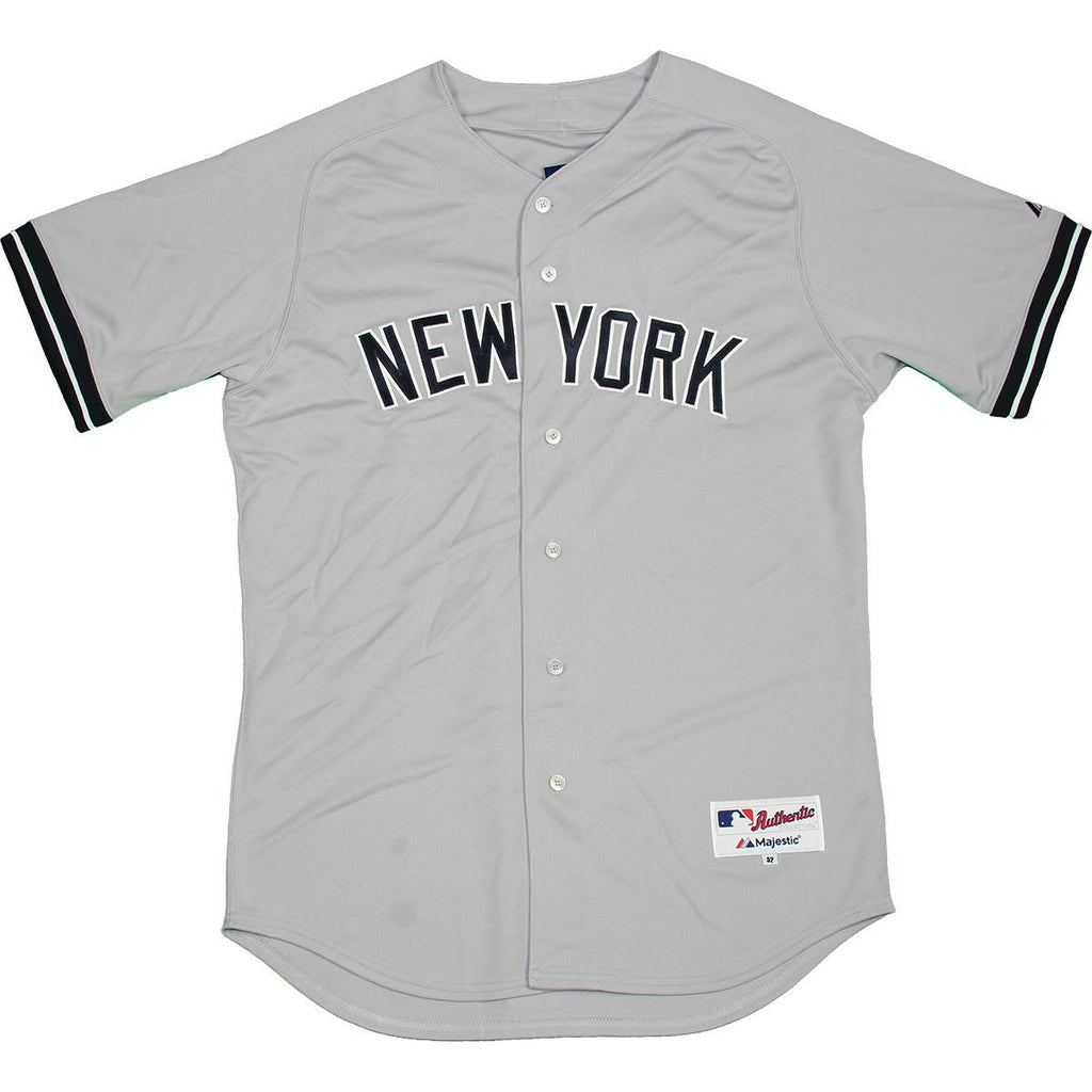 Majestic Authentic New York Yankees Gray Away Jersey (XXL) - Bulk Size 52