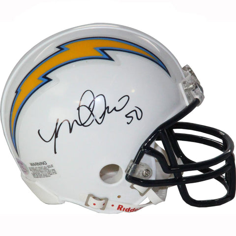 Manti Teo Signed San Diego Chargers Mini Helmet (Manti Teo Holo Only)