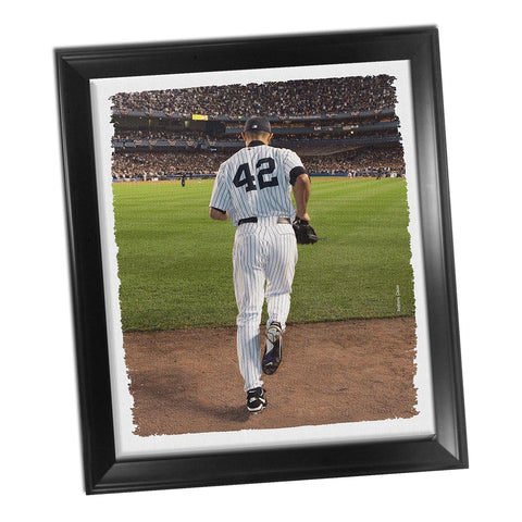 Mariano Entering Game Framed Stretched 22x26 Canvas