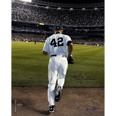 Mariano Rivera 2006 Entering The Game Color Signed 16x20 Photo wLast To Wear 42 Insc (Signed By Anthony Causi)