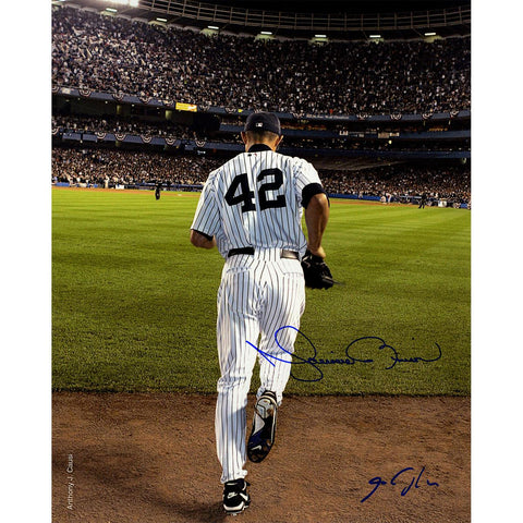 Mariano Rivera Signed 2006 Entering The Game Color 8x10 Photo (Signed by Causi)