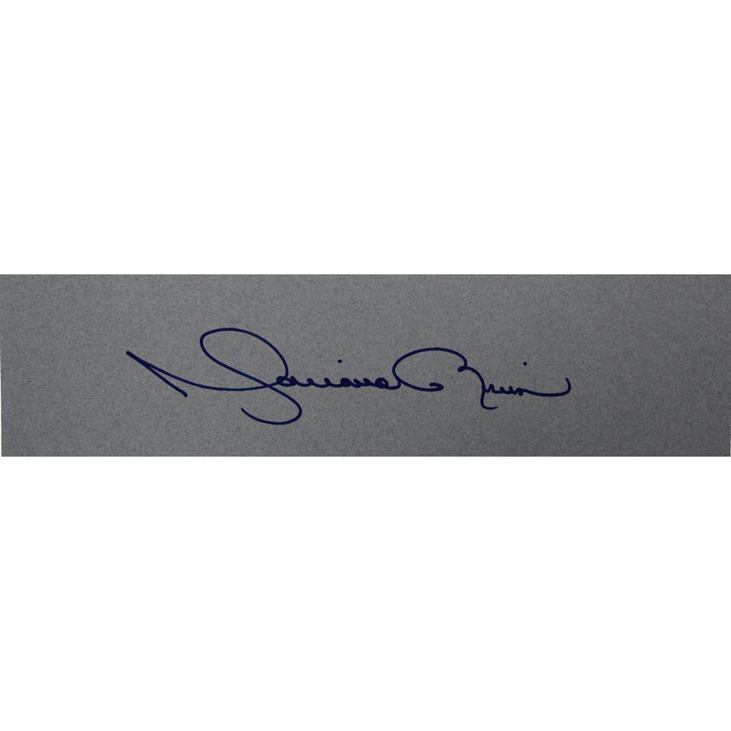 Mariano Rivera Signed Long Grey Chit