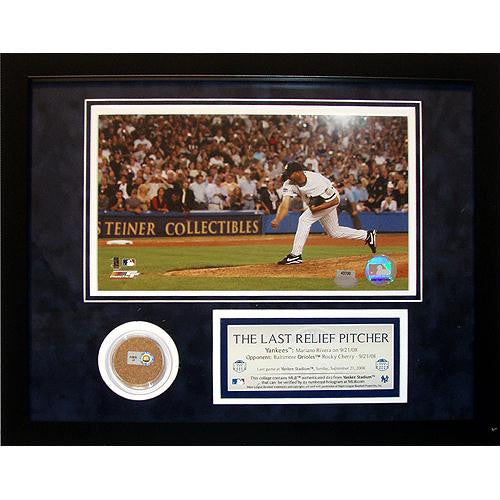 Mariano Rivera The Last Relief Pitcher 11x14 Mini Dirt Collage