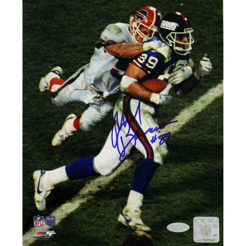 Mark Bavaro SB XXV Run After Contact Vertical 8x10 Photo