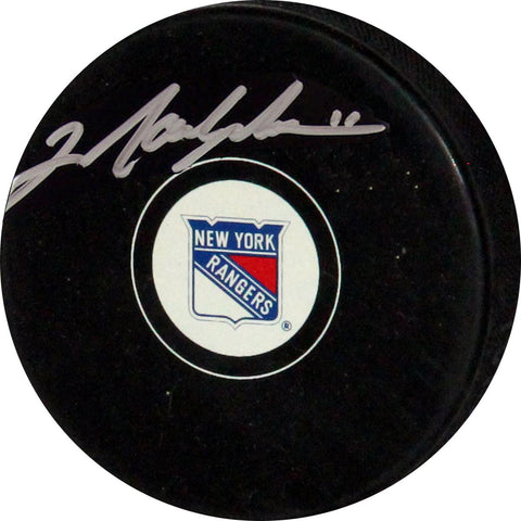 Mark Messier Rangers Autograph Puck