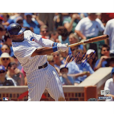 Marlon Byrd Chicago Cubs Home Jersey Swing Horizontal 8x10 Photo (MLB Auth)