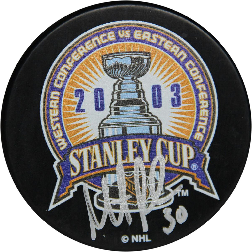 Martin Brodeur 2003 Stanley Cup Puck