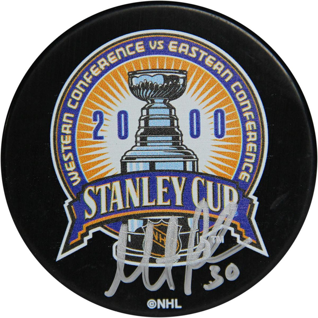 Martin Brodeur Signed 2000 Stanley Cup Puck