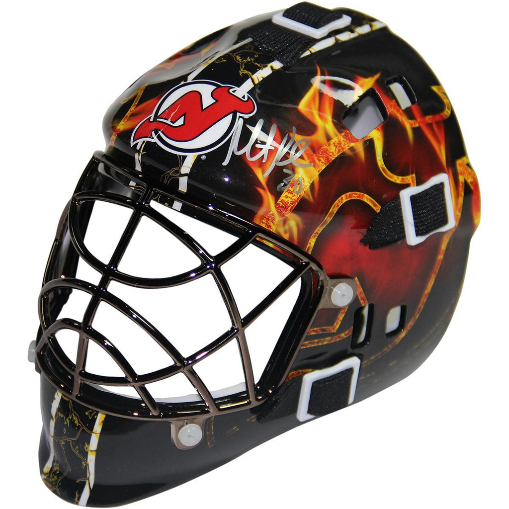 Martin Brodeur Signed Devils Flame Mini Helmet