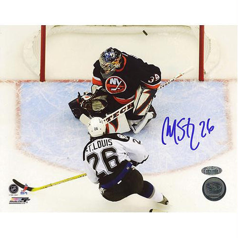 Martin St. Louis Playoff Goal vs DiPietro 8X10 Photo