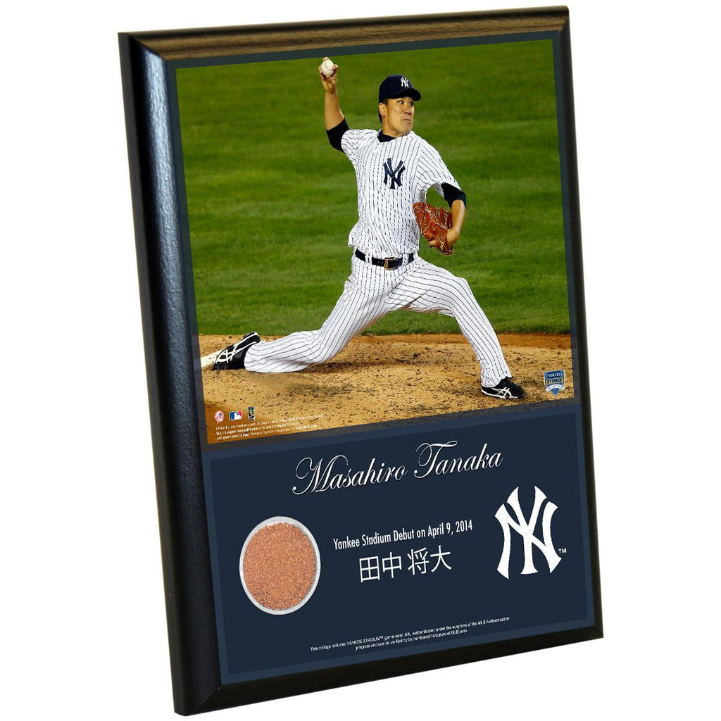 Masahiro Tanaka 1st Career Home Game 8x10 Dirt Plaque