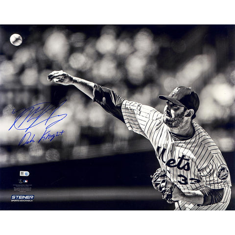 Matt Harvey Signed Black & White 16x20 Metallic Photo w The Dark Knight Insc. (LE of 33)