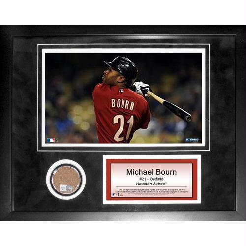 Michael Bourn 11x14 Framed Mini Dirt Collage