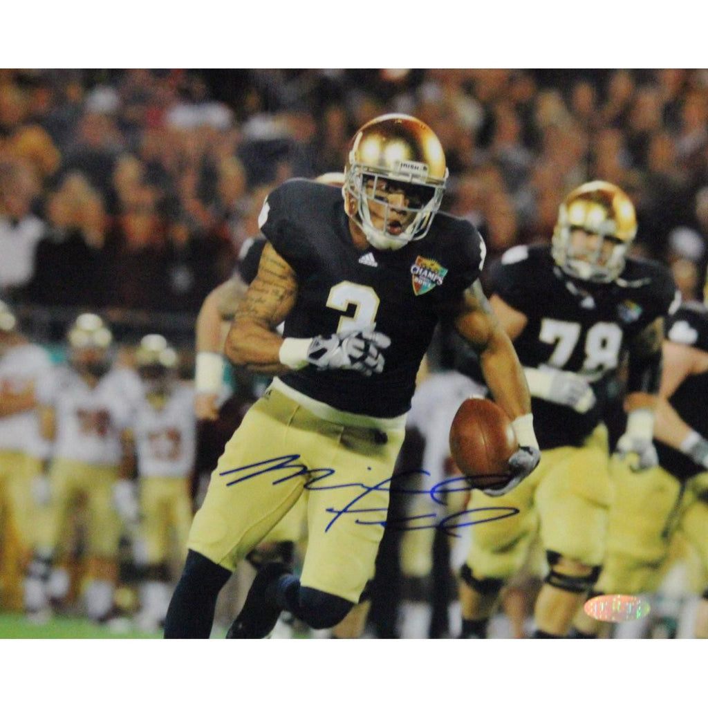 Michael Floyd Running Champs Sports Bowl Signed Horizontal 8x10 Photo