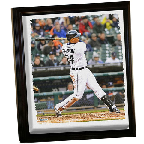 Miguel Cabrera Framed Stretched 32X40 Canvas