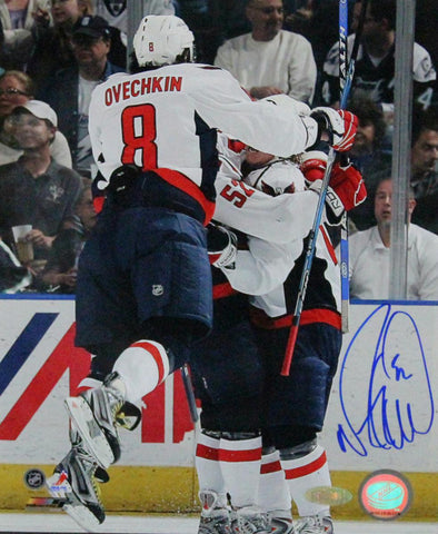 Mike Green Celebration w Ovechkin 8x10 Photo