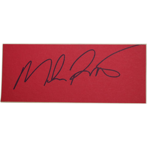 Mike Richter Autographed Chit