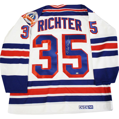 Mike Richter Signed New York Rangers 1994 Replica White Home Jersey